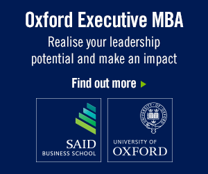 Oxford Executive MBA: Realise your leadership potential at a world-class University. Click below to find out more about our programmes.