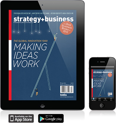 strategy+business on iPad and iPhone