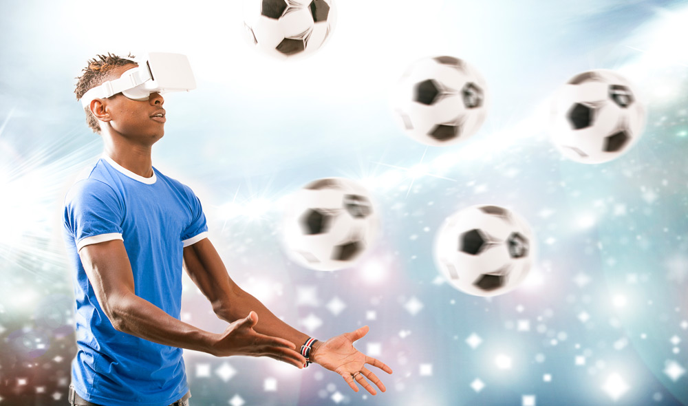 How virtual reality is improving in soccer and in business