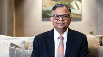 Natarajan Chandrasekaran, chair of Tata Sons Natarajan Chandrasekaran, chair of Tata Sons