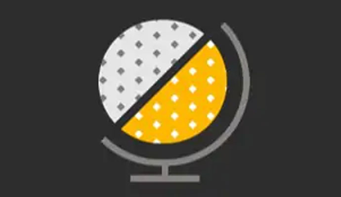 An illustration of a globe.