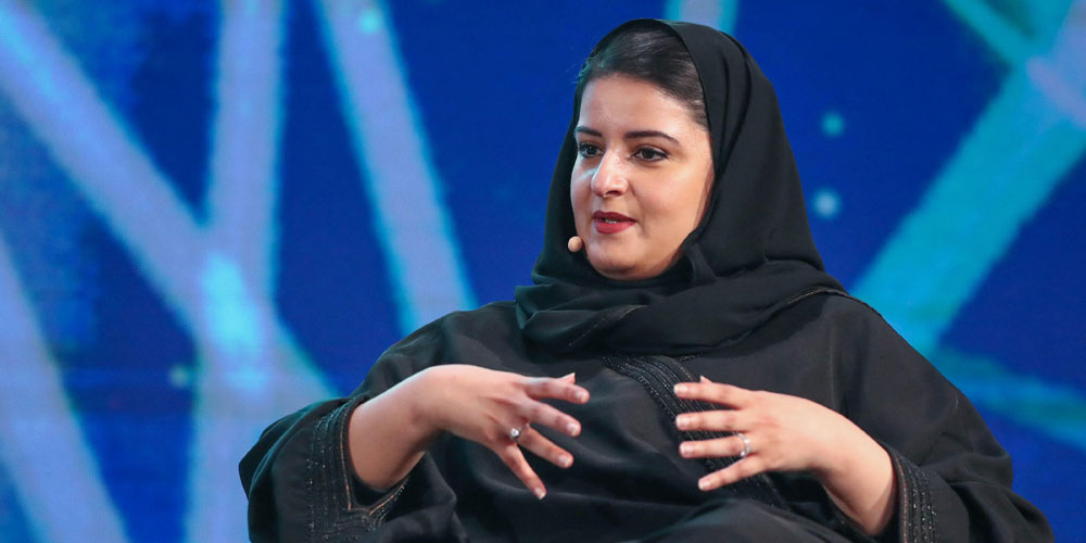 Sarah Al-Suhaimi speaks at a forum in 2021. She became the first female CEO of a Saudi investment bank when she took that post at NCB Capital in 2014. Sarah Al-Suhaimi speaks at a forum in 2021. She became the first female CEO of a Saudi investment bank when she took that post at NCB Capital in 2014.