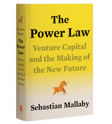 Cover art for Sebastian Mallaby's The Power Law: Venture Capital and the Making of the New Future