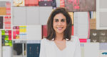 Portrait of Nisaba Godrej, executive chairperson of Godrej Consumer Products