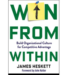 Cover art for James Heskett's Win from Within: Build Organizational Culture for Competitive Advantage Cover art for James Heskett's Win from Within: Build Organizational Culture for Competitive Advantage