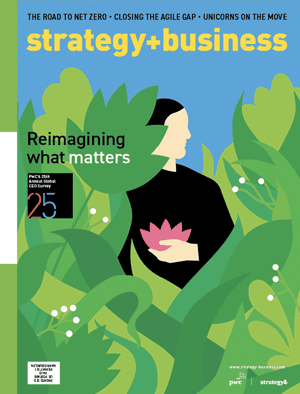The cover of the latest issue of strategy+business magazine