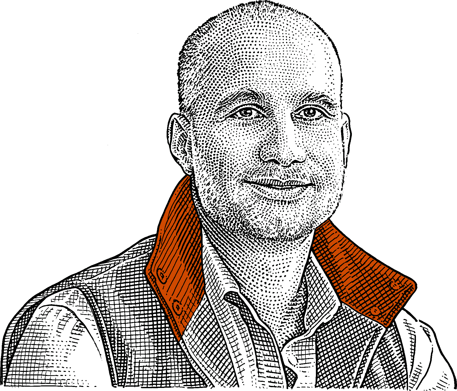 Illustration of Jamil Farshchi, chief information security officer of Equifax